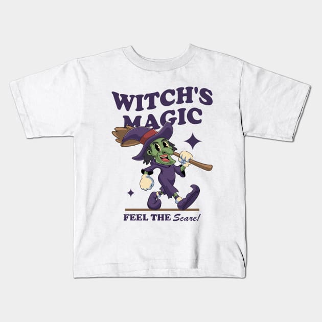 Funny Witcher Halloween Kids T-Shirt by milatees